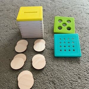 Lovevery Coin Box – The Companion Play Kit – Montessori Fine Motor Toy